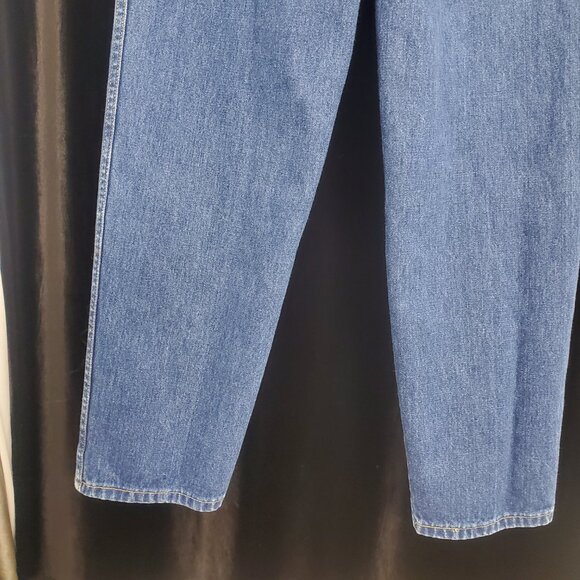 Vtg Charlies Angel Cheryl Tiegs Hi-Waist Mom Jeans sz 12 Tapered Leg Fit 27.5/29 - Picture 8 of 13
